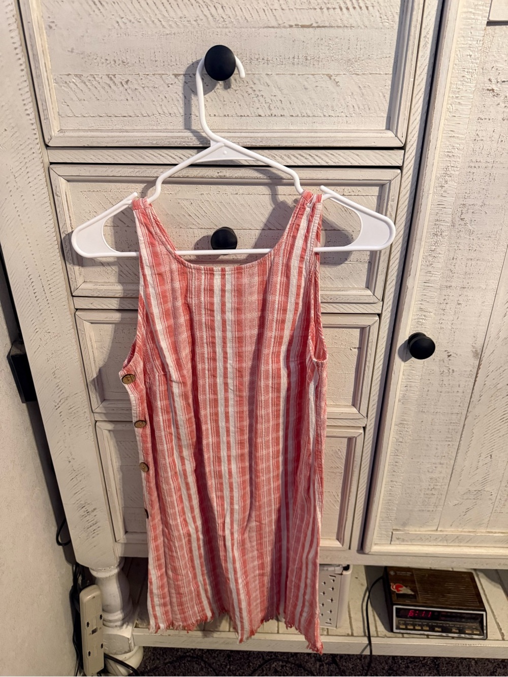Universal Thread Pink and White Striped Mini Dress